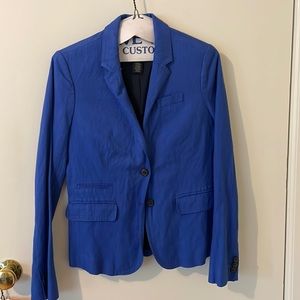 JCrew royal blue Schoolboy blazer jacket Size 4